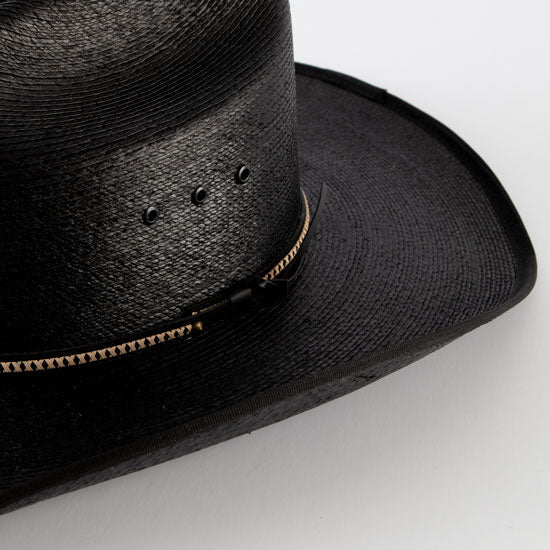 Asphalt Cowboy Palm Leaf Hat