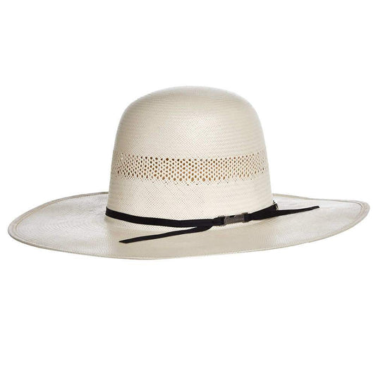 Shibahue Hats Co 20 Star Premium Shantung Open Crown Two Cord Black Band 4-1/4in.