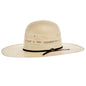 Shibahue Hats 20X Two Tone Double Row Vent 4 1/2 Inch Brim Open Crown Straw Cowboy Hat