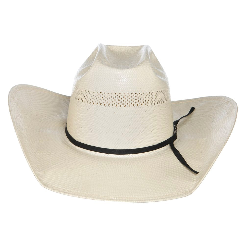 Shibahue Hats Co 20 Star Premium Shantung Open Crown Two Cord Black Band 4-1/4in.