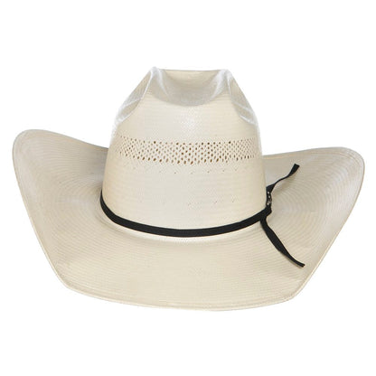 Shibahue Hats Co 20 Star Premium Shantung Open Crown Two Cord Black Band 4-1/4in.