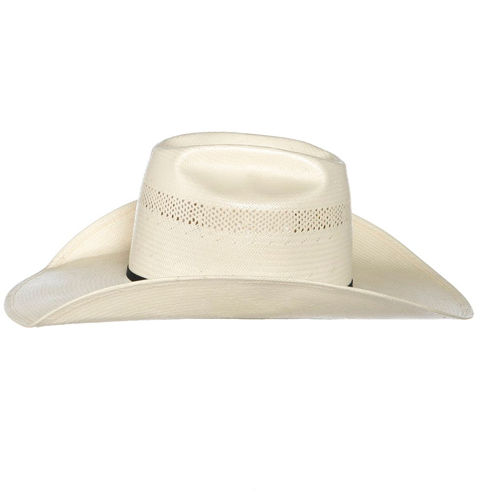Shibahue Hats Co 20 Star Premium Shantung Open Crown Two Cord Black Band 4-1/4in.