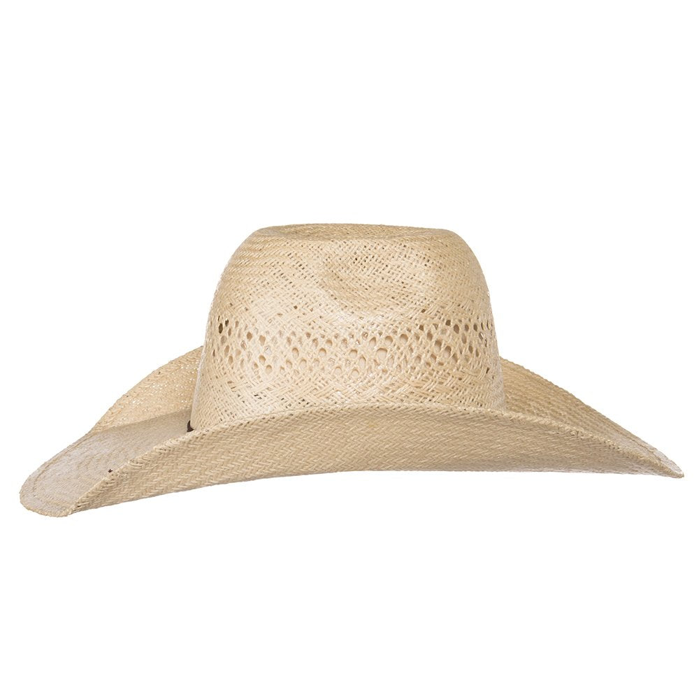 Open Crown 4-1/4in. Brim Straw Cowboy Hat